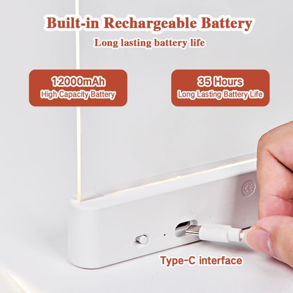 LED Flat Reading Light for Eye Comfort