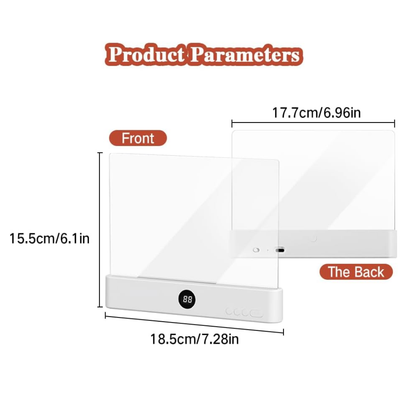 LED Flat Reading Light for Eye Comfort