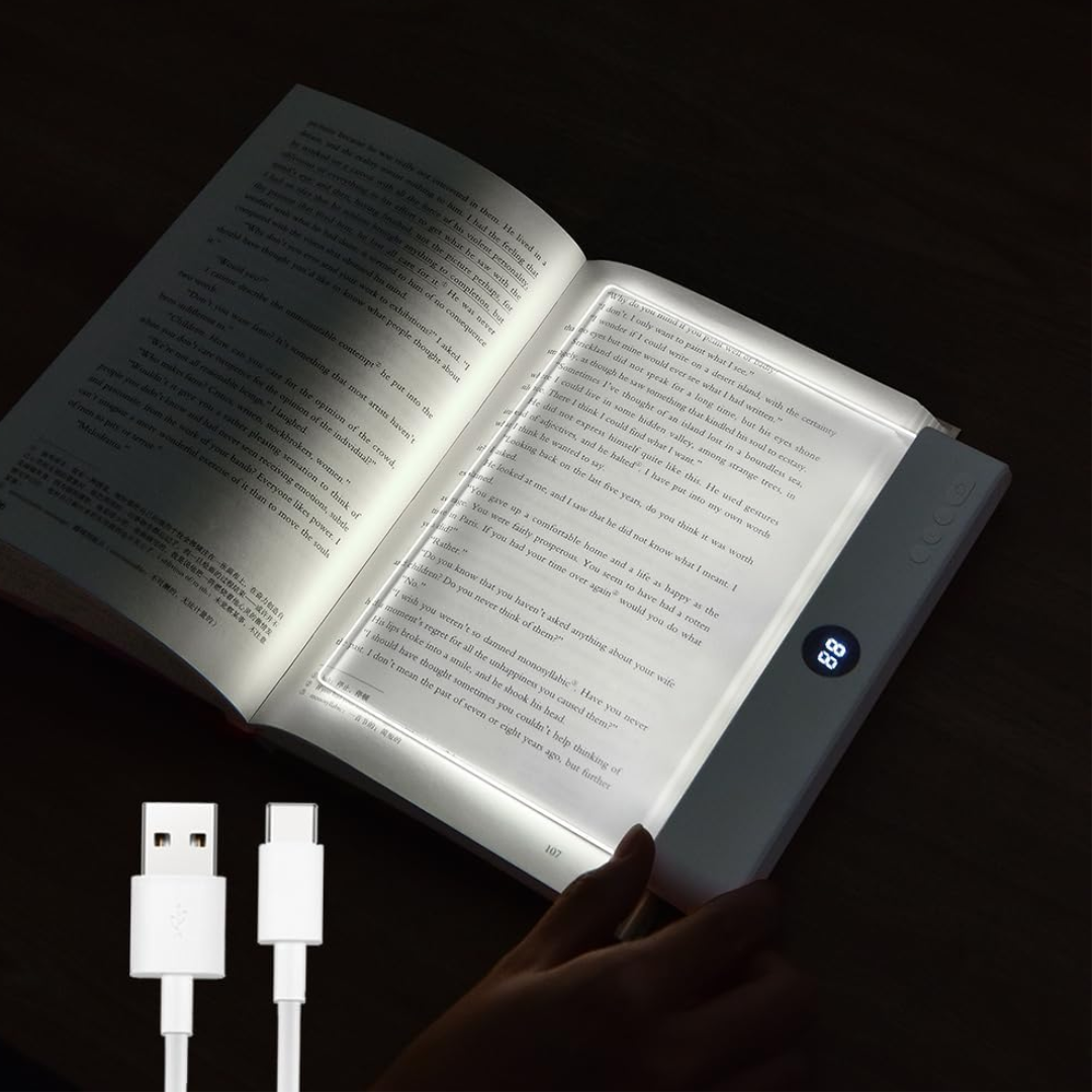 LED Flat Reading Light for Eye Comfort